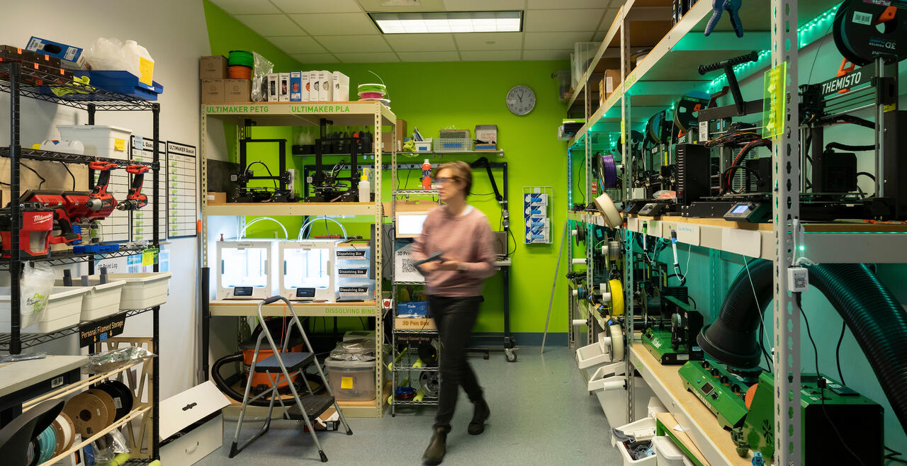 Daniela Faas, associate professor of the practice and director of fabrication and laboratory operations.